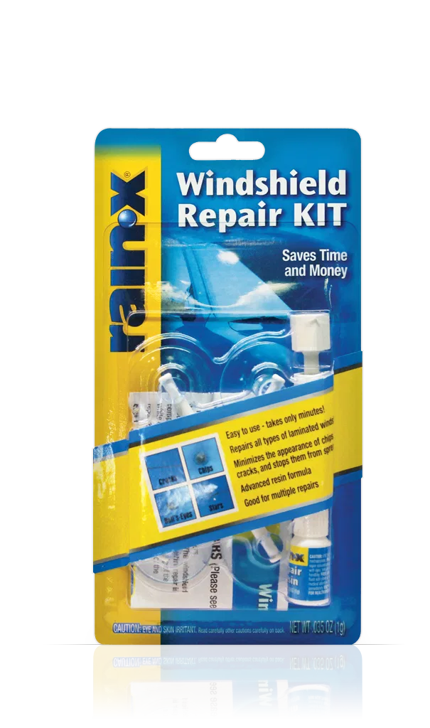 600001 – RAIN X Windshield Repair Kit, Use To Repair Chips And Cracks From All Types Of Laminated Windshield With 1 G...